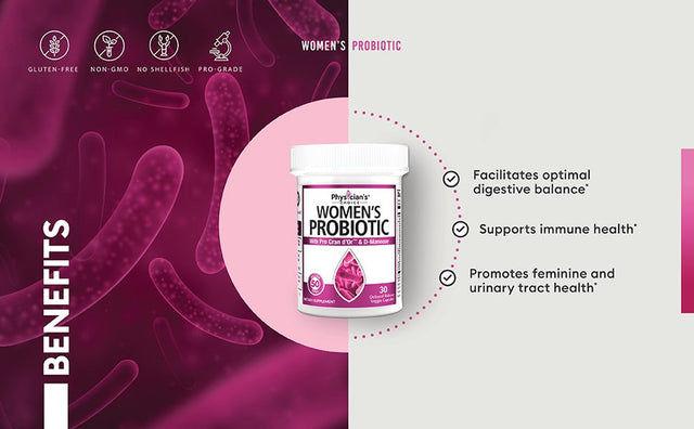 Physicians Choice Womens Probiotic 50 Billion CFU Capsules, 30 Ct.