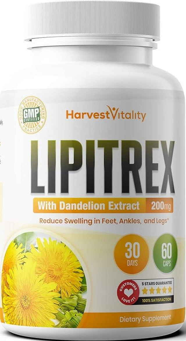 Lipitrex - Edema Swelling Reduction – Water Pill for Legs, Feet & Ankles