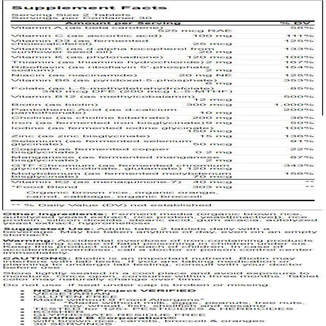 Megafood Women'S 40+ Advanced Multivitamin 60 Tabs