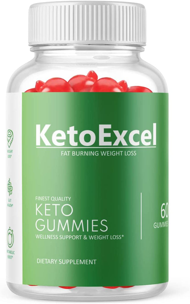 (1 Pack) Keto Excel ACV Gummies - Supplement for Weight Loss - Energy & Focus Boosting Dietary Supplements for Weight Management & Metabolism - Fat Burn - 60 Gummies