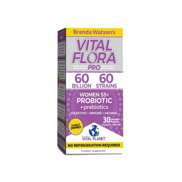 Vital Planet Women 55+ Daily Probiotic + 7 Prebiotics 30 Vegcap