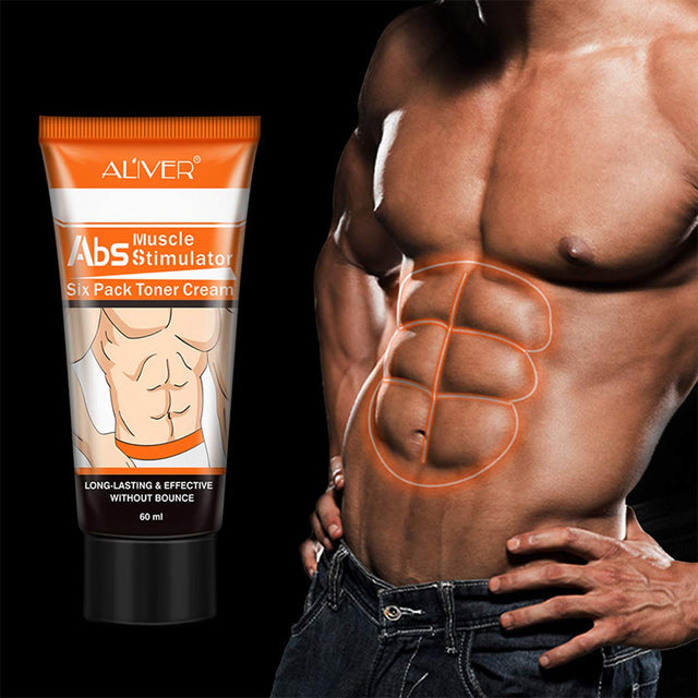AL'IVER Men Powerful Abdominal Muscle Cream,Slim Cream,Fat Burner, Weight Loss Slimming Enhancer Workout Coconut Body Creams Leg Body Waist Effective anti Cellulite Fat Burning,Tighten Muscles