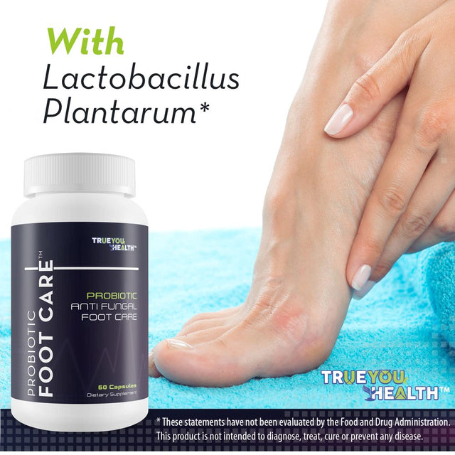 Probiotic Foot Care - Probiotic Antifungal Foot Care - for Nails & Feet - Natural Probiotic Fungus Inhibitor Formula - Probiotic Health Support to Help Clear & Reduce Fungus in Toes & Feet