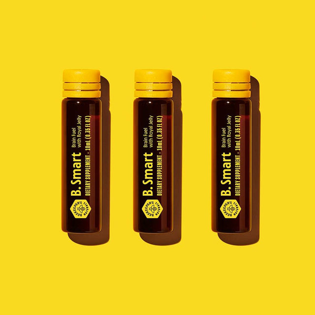 Beekeeper'S Naturals B.Smart Brain Fuel, Memory and Focus Liquid Vials, 3-Pack
