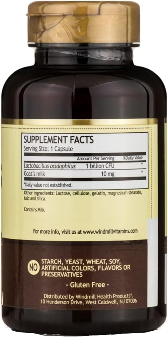 Acidophilus W/Goat Milk Caps 100'S Windmill