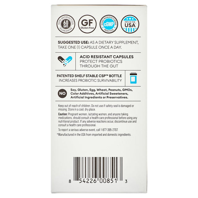 Physician’S Choice 60 Billion Probiotic for Women and Men, 30 Count, Digestive & Gut Health