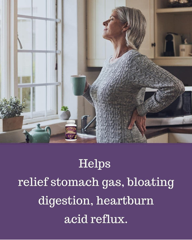 Saffron Dietary Supplement - Antioxidant & Immune Supplement - Heart Support + Brain & Memory Boost, 60 Capsules