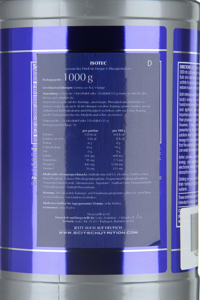 Isotec - 2.20 Lbs - Lemon - Scitec Nutrition