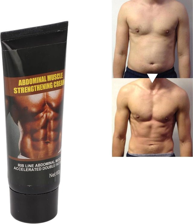Abdominal Muscle Cream, Tummy Shaper Cream Increase Circulation 60G Improve Sweating for Gym Use