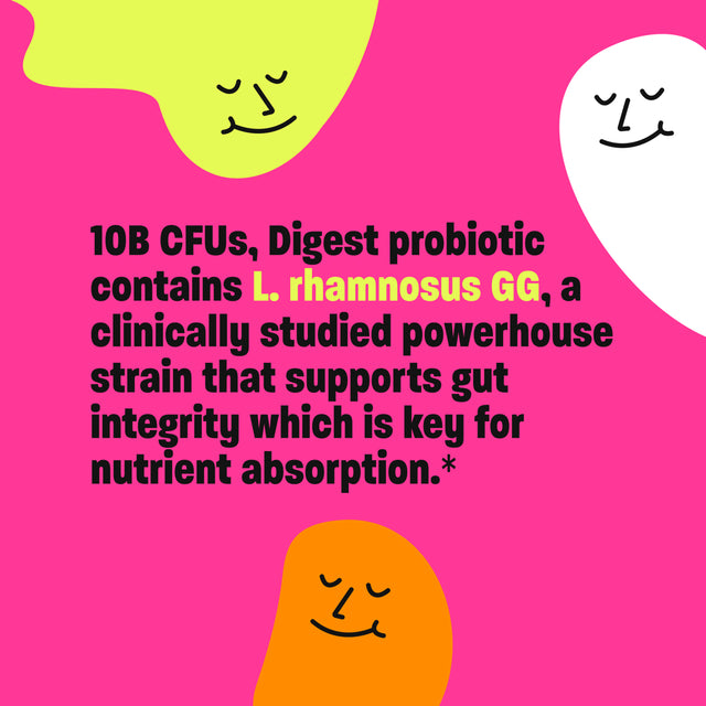 Jetson Health Digestion Immune Support Probiotic Supplement, 10 Billion CFU, 31Ct