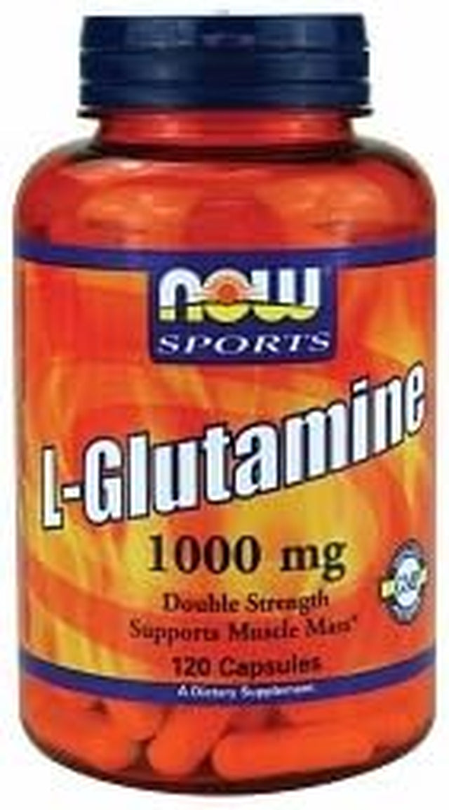 NOW Sports L-Glutamine, 1000Mg, Capsule 120 Ea