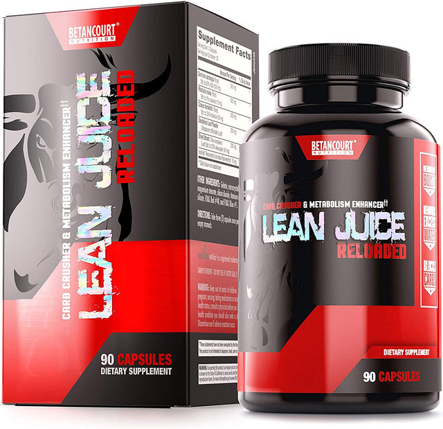 Betancourt Nutrition Lean Juice Metabolism Enhancer Supplement | Body Re-Composition Aid | Wellness + Vitality Ingredients | Stim Free | 90 Capsules