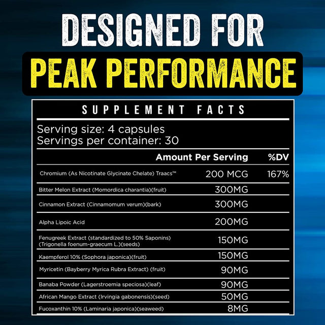 Blue Ox Athlete Enhanced Natural Testosterone Enhancer - Men'S Natural Trial Booster Supplement - Strength Enhancer & Mood Support Pills - 120 Capsules