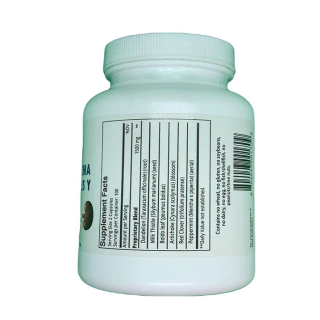 Limpieza Suprema Higado Rinon & Vesicula - Liver Herbal Supplement - 100 Capsules