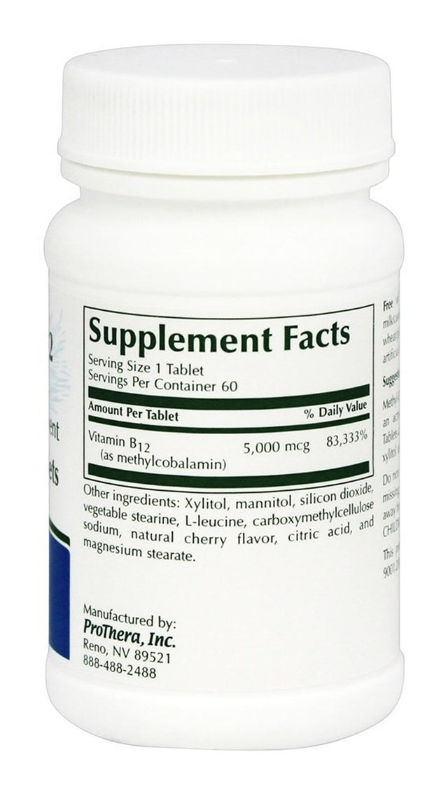 Prothera - Methyl-B12 Lozenge - 60 Tablets