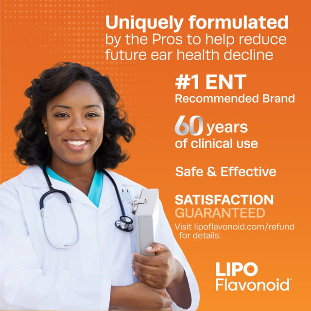 Lipo-Flavonoid Proactive Daily Ear Health Supplement, 30 Caplets