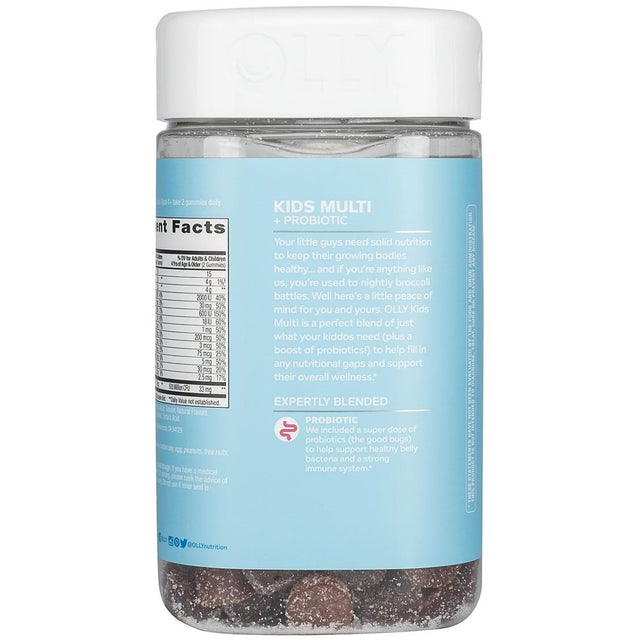 Lil' Ollys Kids' Multi + Probiotic Yum Berry Punch Vitamin Gummies (160 Ct.)