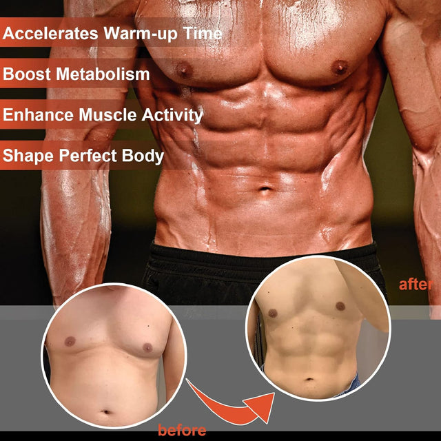 Sweat Workout Enhancer, 10Pcs Soothe Muscles Comfortable Easy Applying Belly Burning Cream for Gym