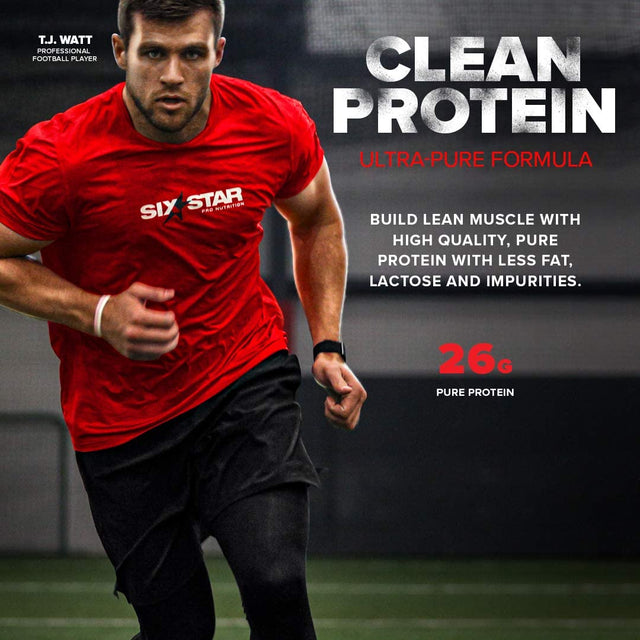 Whey Protein Isolate Six Star 100% Whey Isolate Protein Powder Whey Protein Powder for Muscle Gain Post Workout Muscle Recovery + Muscle Builder Chocolate Protein Powder (20 Servings)