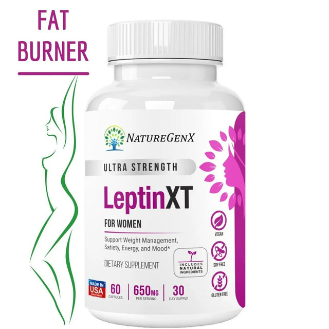 Ultra Strength Leptin XT for Women 650Mg 60 Capsules