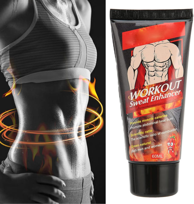 LIYJTK Fat Burning Cream for Belly, Slim Shaping Cream, Workout Sweat Enhancer Cream Weight Loss and Fat Burning Cream for Women and Men 60Ml