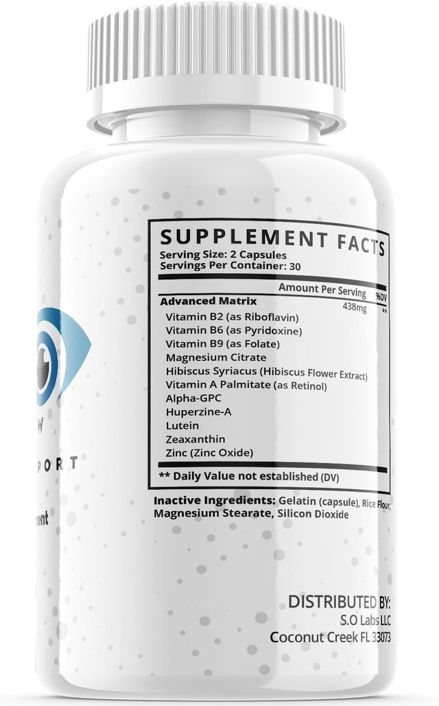 (1 Pack) Ocurenew - Ocuo Renew - Revolutionary Advanced Vision Matrix Formula - Supports Healthy Vision - Dietary Supplement for Eyes Sight - 60 Capsules