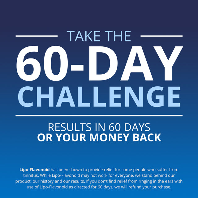 Lipo-Flavonoid Night Ear Heath Supplement with Melatonin, 75 Caplets