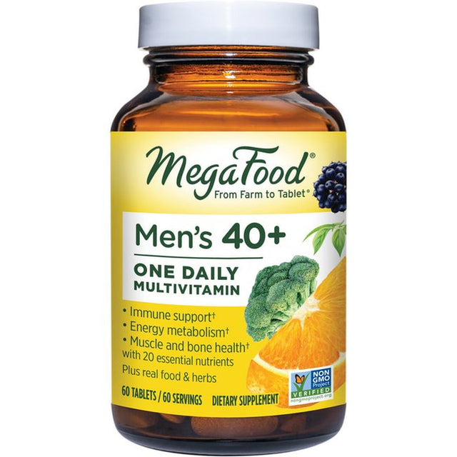Megafood Men'S 40+ One Daily Multivitamin 60 Tabs
