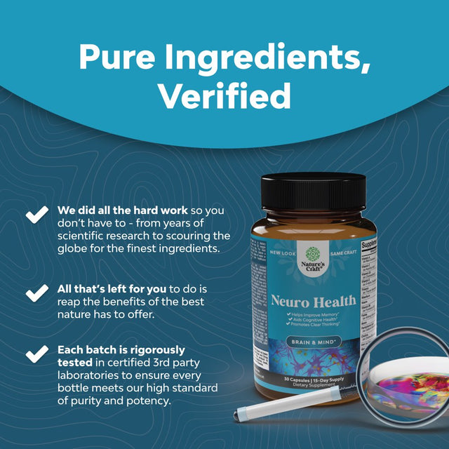 Better Memory and Focus Supplement for Adults - Advanced Memory Supplement for Brain Health Faster Recall and Mental Focus with Phosphatidylserine - Brain Supplement for Memory and Focus - 30 Capsules