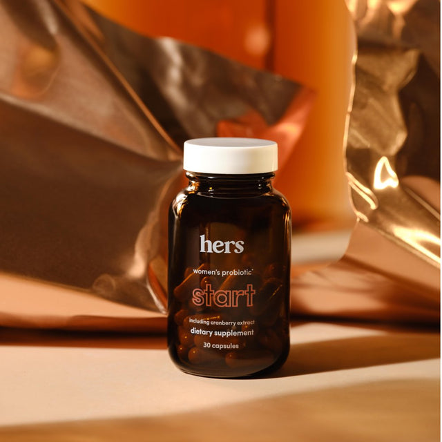 Hers Start Probiotic Supplement for Women with Cranberry Extract, 30 Count