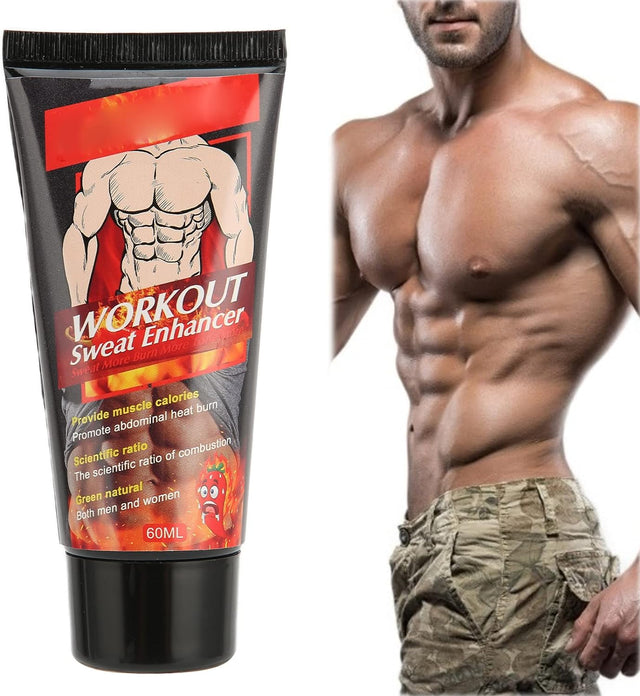 LIYJTK Fat Burning Cream for Belly, Slim Shaping Cream, Workout Sweat Enhancer Cream Weight Loss and Fat Burning Cream for Women and Men 60Ml