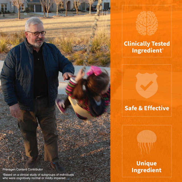 Prevagen Improves Memory - RS 10Mg, 30 Chewables Orange with Apoaequorin & Vitamin D Brain Supplement for Brain Health