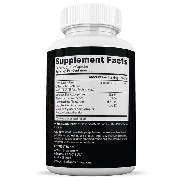 Metanail Max 40 Billion CFU Probiotic Nail Support 60 Capsules