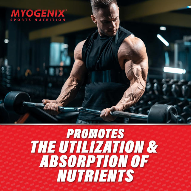 Myogenix Pro Enzyme Fiber Supplement - Digestive Enzymes with Probiotics and Fiber to Support Intestinal and Digestive Health, Fiber Supplement for Women and Men (500 Grams)