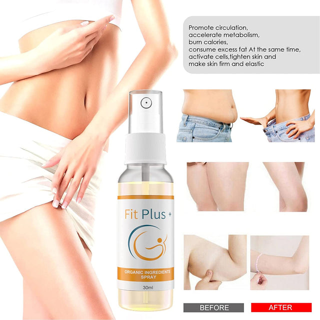 Body Shaping Spray, 30Ml Weight Reduction Slimming Spray Accelerating Fat Burning for Men