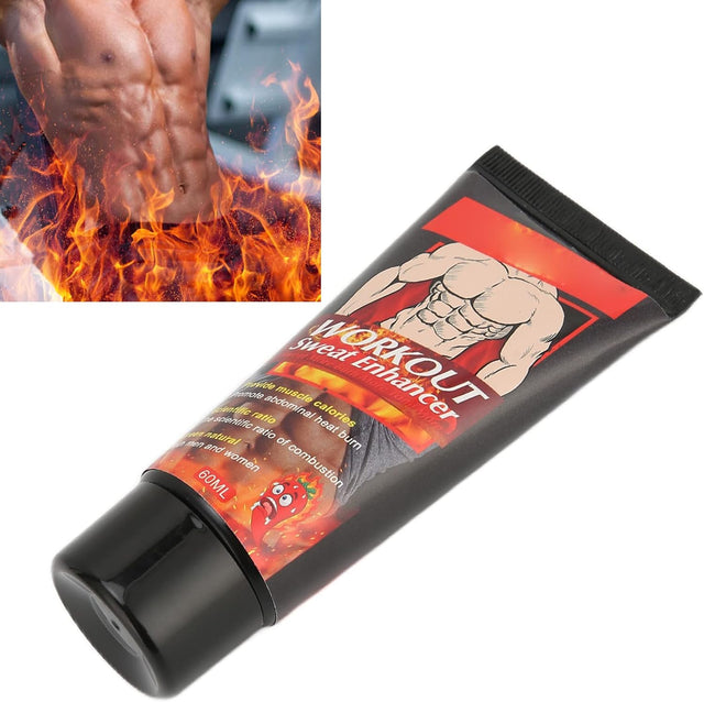 LIYJTK Fat Burning Cream for Belly, Slim Shaping Cream, Workout Sweat Enhancer Cream Weight Loss and Fat Burning Cream for Women and Men 60Ml