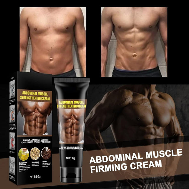 Abdominal Muscle Cream, Tummy Shaper Cream Increase Circulation 60G Improve Sweating for Gym Use