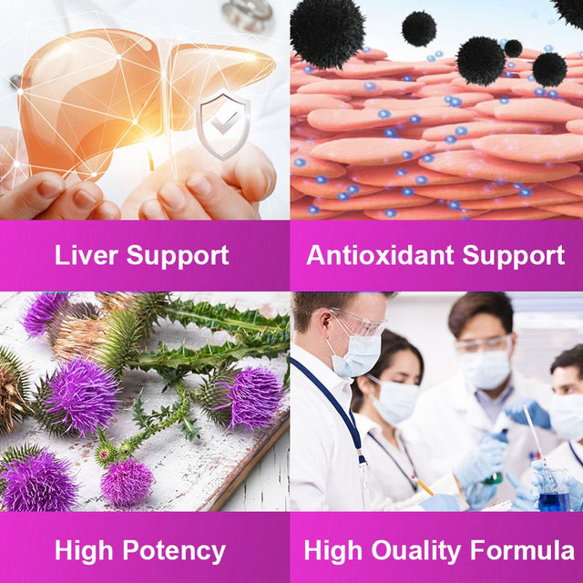 High Strength Milk Thistle Capsules 3500 Mg Liver Supplement