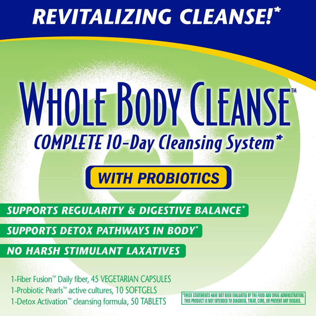 Nature'S Way Whole Body Cleanse Complete, 10 Day Detox Cleansing System Kit with Probiotics*