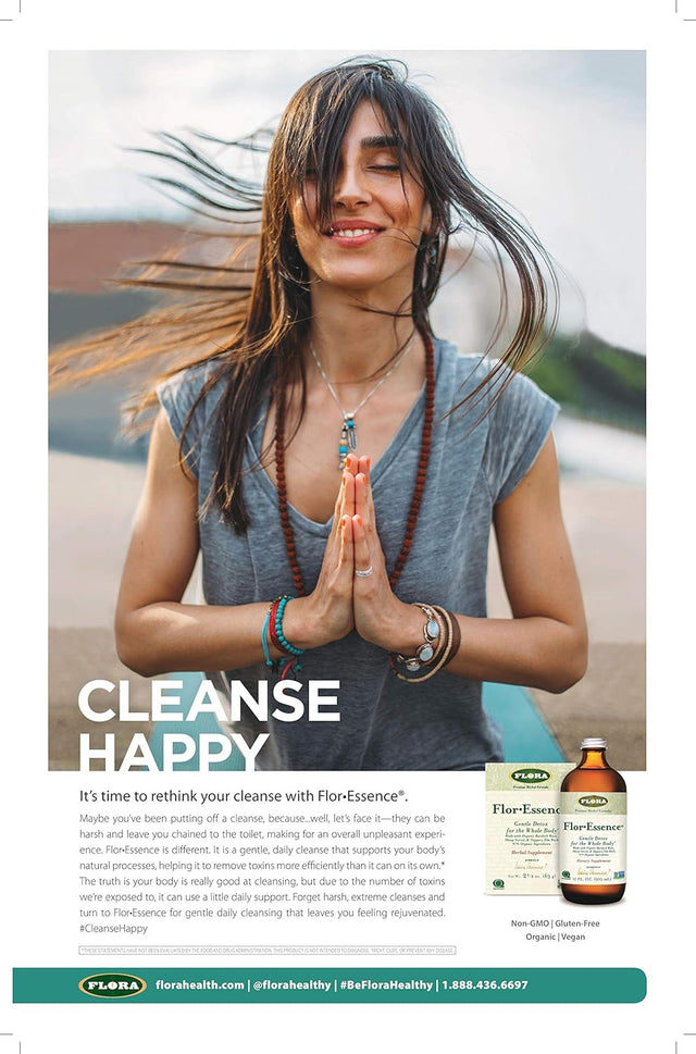 FLORA - Floressence Dry Tea Blend, Gentle Detox & Cleanse, 2.2 Oz