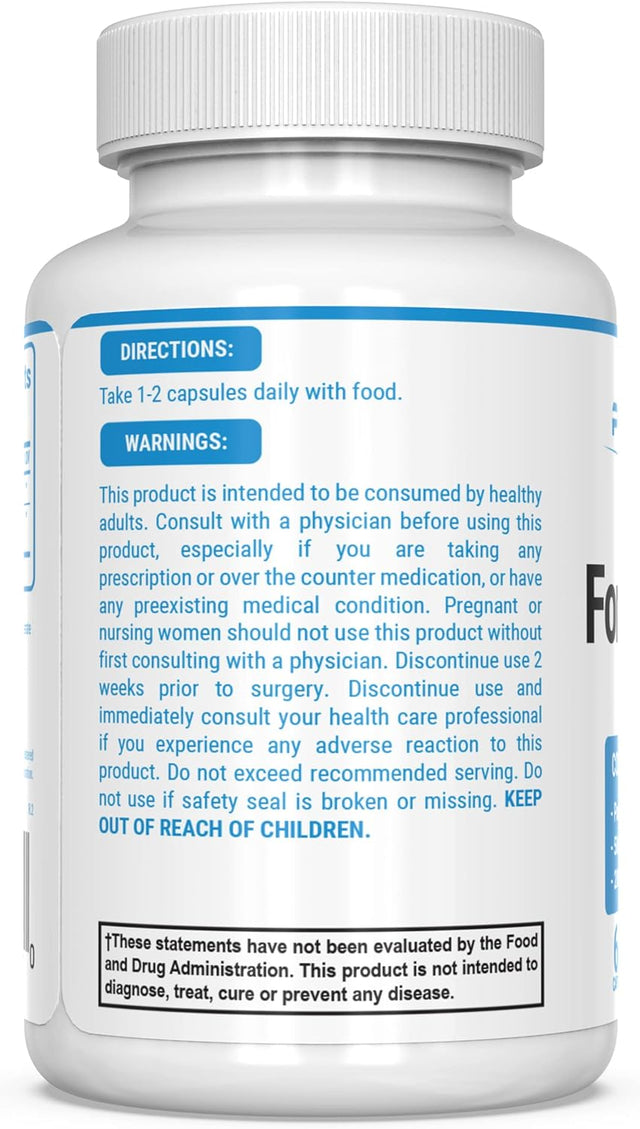 Pescience Forskolin Capsules, 95% Pure Forskolin Extract, Patented Forslean, 60 Count