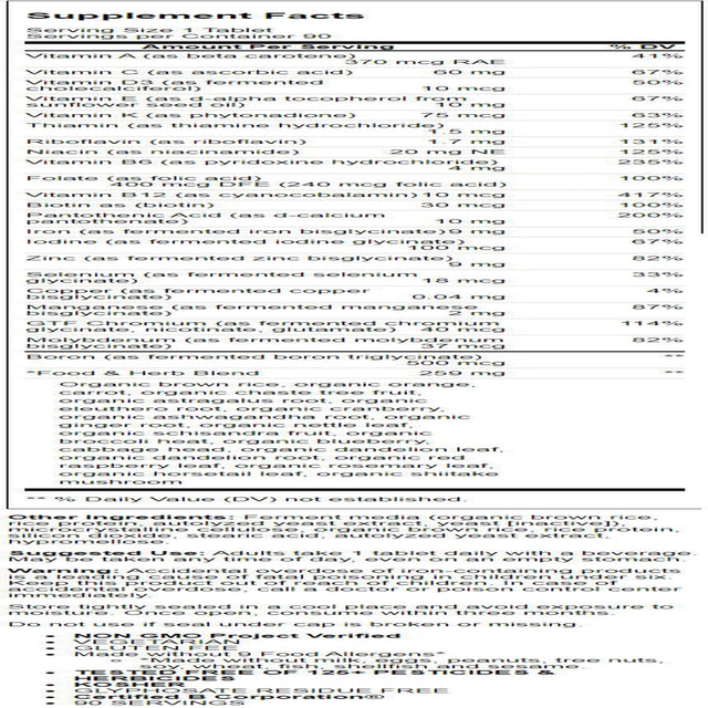 Megafood Women'S One Daily 90 Tabs - Immune Support, Energy Metabolism, Bone Health *