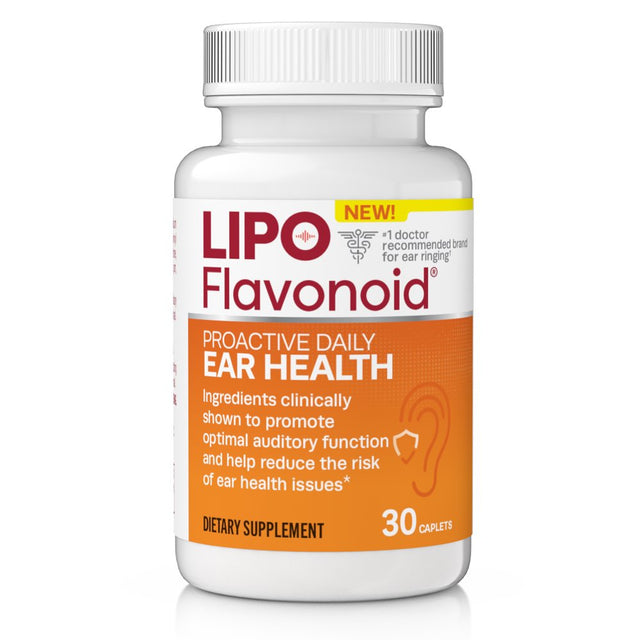 Lipo-Flavonoid Proactive Daily Ear Health Supplement, 30 Caplets