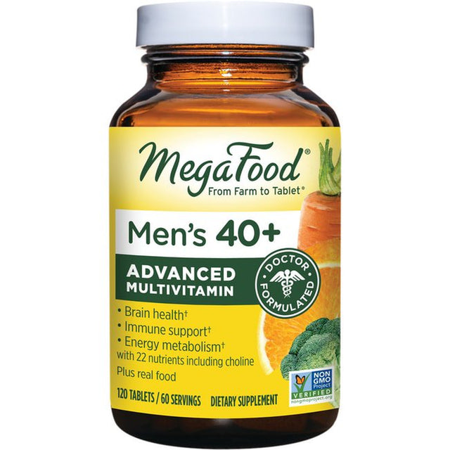 Megafood Men'S 40+ Advanced Multivitamin 120 Tabs