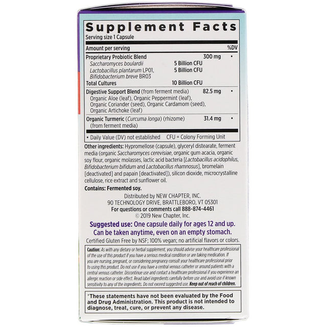 New Chapter Probiotic All-Flora 60 Vegan Capsules