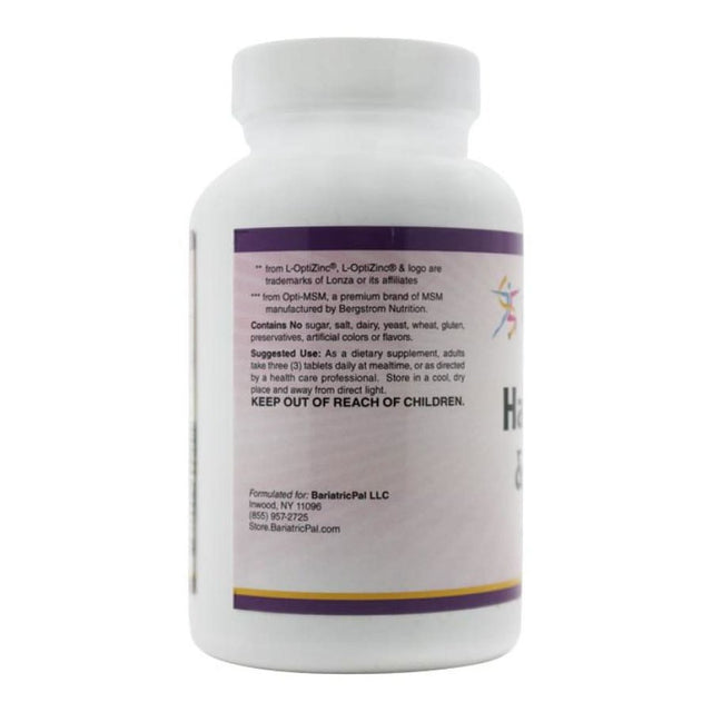 Hair, Skin & Nails Formula Tablets by Bariatricpal Size: 180Ct Bottle