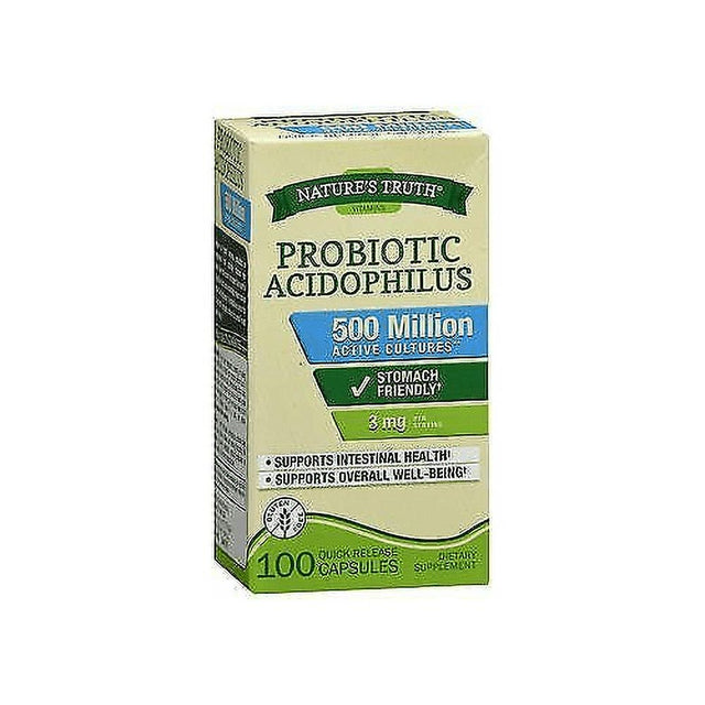 Nature'S Truth Vitamin Probiotic Support Intestinal Health, 100Ct, 6-Pack