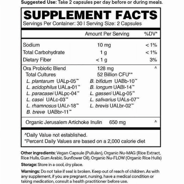 Ora - Trust Your Gut: Probiotics + Prebiotics