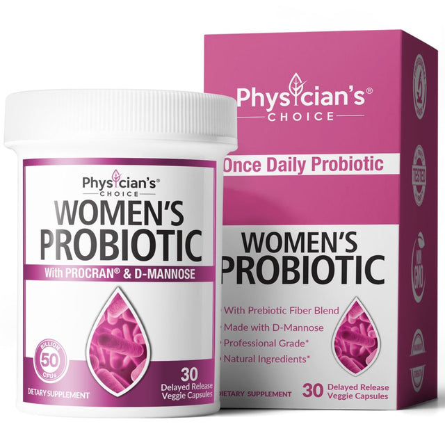 Physicians Choice Women'S Probiotic 50 Billion CFU Capsules, 30 Count (Pack of 2)