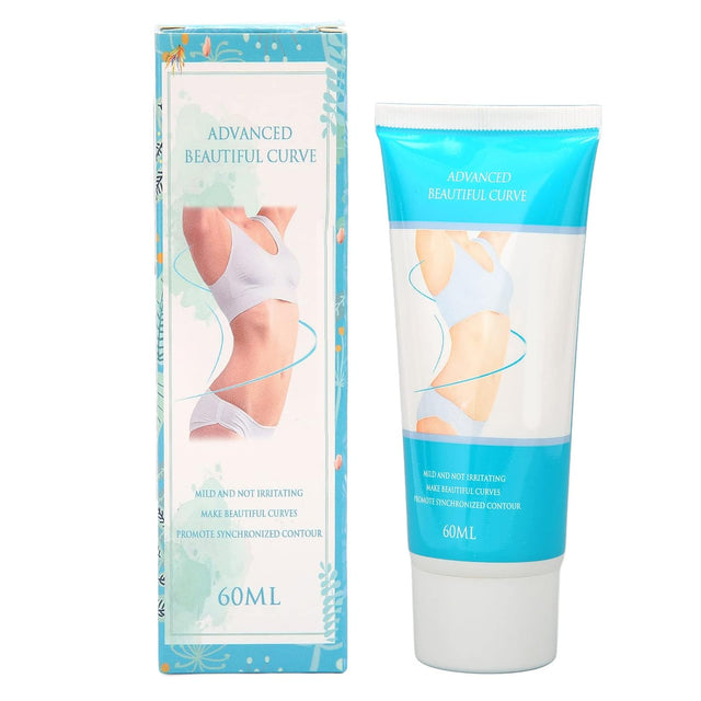 Airshi Fat Burning Cream, Moisturizing Slimming Cream Tighten Skin Promote Metabolism Eliminate Edema for Abdomen
